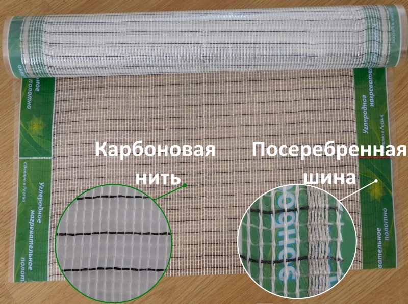 Электрический сеточный тплый пол