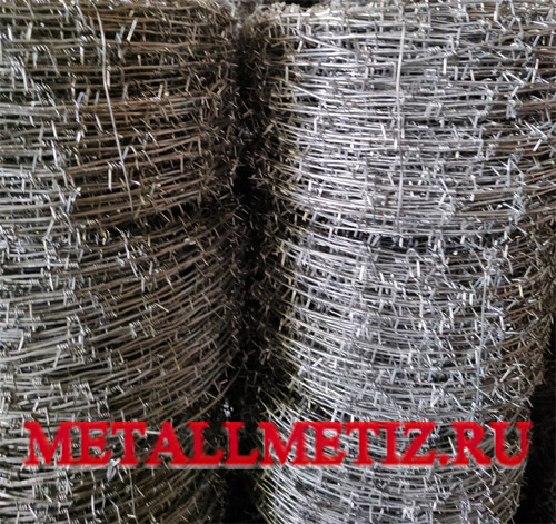 Колючая оцинкованная проволока